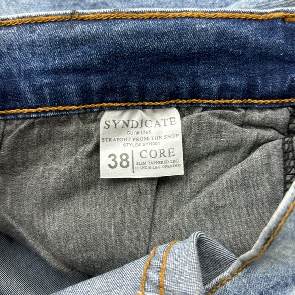 Syndicate blue washed slim jeans - Picture 2 of 2